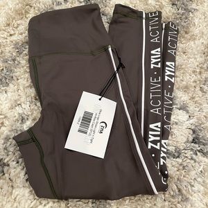 Zyia Olive Logo Leggings